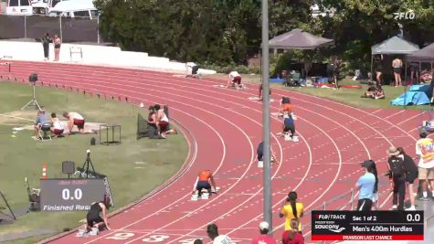 Men's 400m, Finals 1