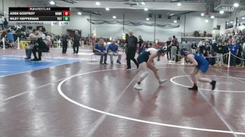 145 lbs Quarterfinal - Aden Godfroy, Mohawk Trail vs Riley Heffernan, Triton