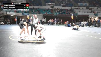 106 lbs Quarterfinal - Bennett Brame, Eastside vs Jacob Mcclure, Catawba Ridge