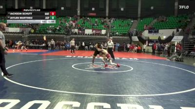 6A 132 lbs Quarterfinal - Jaylen Martinez, Jasper vs Jackson Schutt, Hartselle