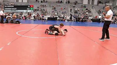 160 lbs Rr Rnd 1 - Eli Horton, Combat Athletics - HSB vs Andrew Daley, Falcons Wrestling Club - HSB