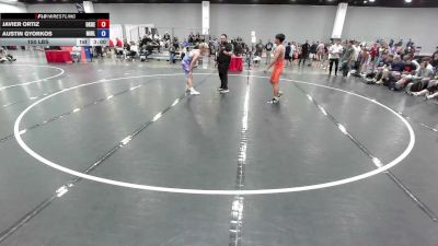150 lbs Javier Ortiz, Oklahoma Red vs Austin Gyorkos, Team Michigan - Blue
