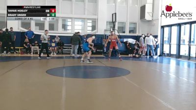 165 lbs Consi Of 8 #2 - Tavius Hosley, Southern Illinois vs Brady Unger, University At Buffalo