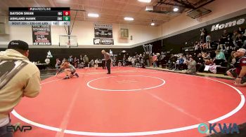 130-140 lbs Rr Rnd 3 - Dayson Swan, IRONMEN Wrestling Club vs Ashland Hawk, Salina Wrestling Club