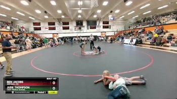 91 A & B Cons. Round 2 - Ben Jacobs, Greybull MS vs Jude Thompson, Cody Middle School