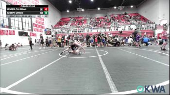 92-98 lbs Semifinal - Jasper Coleman, Elgin Wrestling vs Joseph Lydon, Yukon