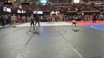 82 lbs Cons. Round 3 - Justus Rivers, Bearcats Wrestling Club Helena vs Gabe Pilgrim, No Team