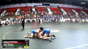 135 lbs Cons. Round 7 - Lincoln Gregersen, Pomona Elite vs Mikey Wilson, Michigan Grappler RTC