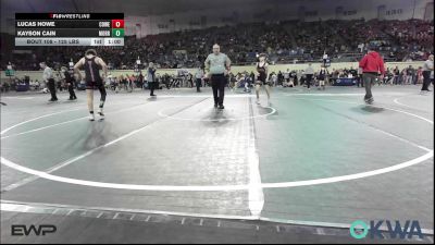 105 lbs 5th Place - Lucas Howe, Coweta Tiger Wrestling vs Kayson Cain, Morrison Takedown Club