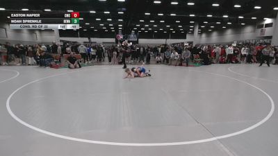 92 lbs Cons. Rd Of 32 - Easton Napier, Cornerstone Mat Club vs Noah Sprenkle, Berge Elite Wrestling Academy