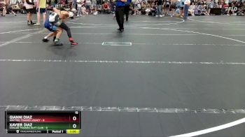 98 lbs Round 7 (8 Team) - Gianni Diaz, Whitted Trained Legacy vs Xavier Diaz, Steller Trained Hutt Clan