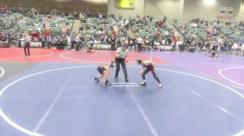 52 lbs Round Of 16 - Maverick Paminto, Gladiator WC vs Jesse Santiago, Hollister Lions