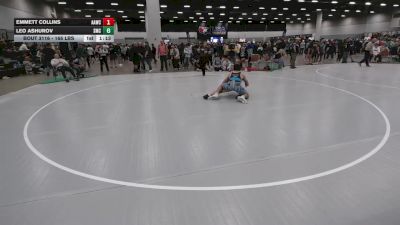 165 lbs Champ. Rd Of 64 - Emmett Collins, Alber Athletics Wrestling Club vs Leo Ashurov, Spartan Mat Club