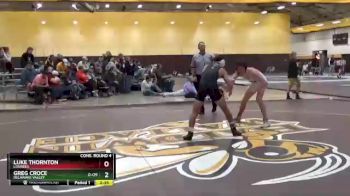 149 lbs Cons. Round 4 - Luke Thornton, Lourdes vs Greg Croce, Delaware Valley