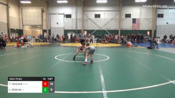 77 lbs Semifinal - Trevor Hancock, Chaparral Wrestling Club vs Logan Robirds, Little Hammers