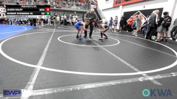 80 lbs Consi Of 4 - Alden Haley, Broken Bow Youth Wrestling vs Robert Stegeman Jr., Raw Wrestling Club