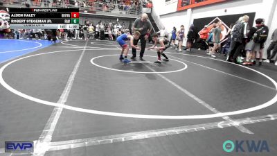 80 lbs Consi Of 4 - Alden Haley, Broken Bow Youth Wrestling vs Robert Stegeman Jr., Raw Wrestling Club