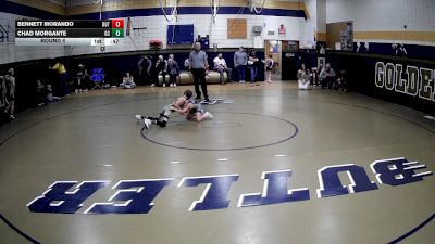 63-68 lbs Round 4 - Chad Morgante, Grove City vs Bennett Morando, Butler