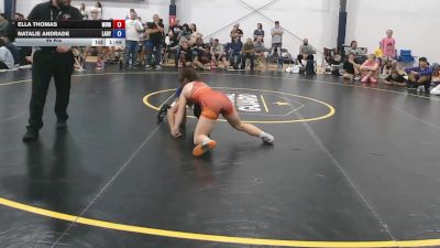 46 kg Final - Ella Thomas, Ohio Goons - W vs Natalie Andrade, Lady Warriors United - W