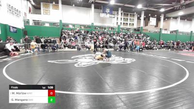 124 lbs Final - Matt Marlow, Northport vs Gavin Mangano, Shoreham-Wading River