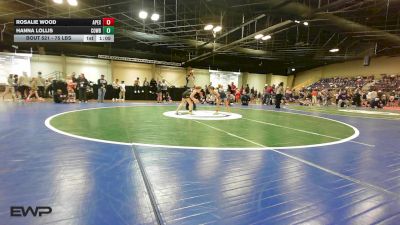 75 lbs Rr Rnd 2 - Rosalie Wood, Apex vs Hanna Lollis, Cowboy Wrestling Club