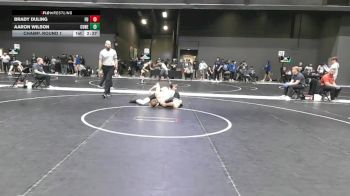 157 lbs Champ. Round 1 - Brady Duling, Friends University vs Aaron Wilson, Concordia (Neb.)