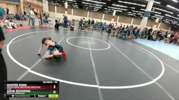 78 lbs Quarterfinal - David Richmond, ReZults Wrestling vs Hunter Dong, Gracie Barra Westchase Wrestling Club