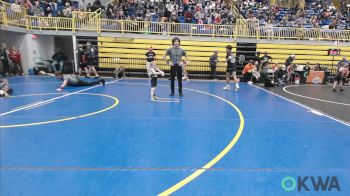 35 lbs Quarterfinal - Sean Rodriguez, Chickasha Youth Wrestling vs Colt Manuel, Blackwell Wrestling Club