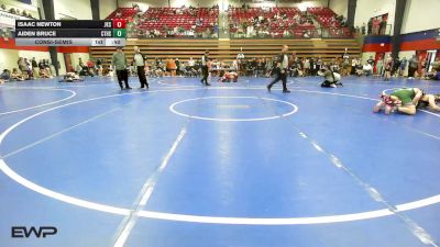 157 lbs Consolation - Isaac Newton, Jenks vs Aiden Bruce, Catoosa HS
