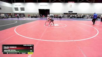 120 lbs Cons. Round 4 - Walker Doyal, Topeka-Washburn Rural HS vs Talon Verbeck, Maize HS