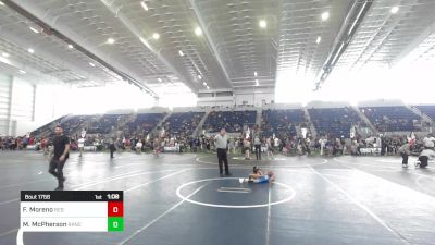 57 lbs Rr Rnd 4 - Fitz Moreno, Red Wave WC vs Mason McPherson, Rancho Bernardo WC