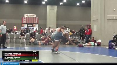 285 lbs Finals (8 Team) - Donovan Pinnix, Emory & Henry vs Michael Morales, Central Florida