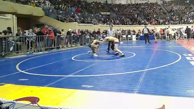 108 lbs Round Of 32 - Cadence Barnhill, Vian Wrestling Club vs HANNAH LOPEZ, Lions Wrestling Academy