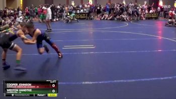75 lbs Cons. Round 2 - Weston Handtke, Camdenton vs Cooper Johnson, Hurricane Wrestling Academy