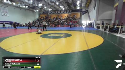 126 Boys Cons. Round 2 - Isaiah Rosales, Oceanside vs Landon Bedsole, Christian