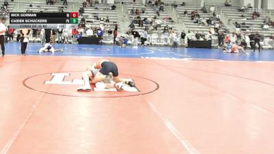 138 lbs Consi Of 32 #2 - Nick Gorman, RI vs Caiden Schuckers, PA