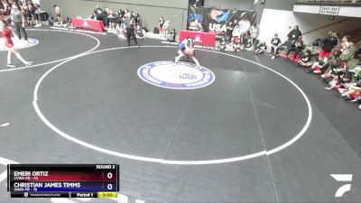 165 lbs Round 3 (10 Team) - Emeri Ortiz, CVWA-FR vs Christian James Timms, SAWA-FR