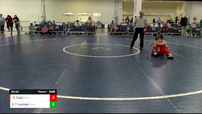 45-50 lbs Round 2 - Deacon Cody, Madison Youth Wrestling vs Colton Treff-Lyonais, Rabun Matcats Wrestling