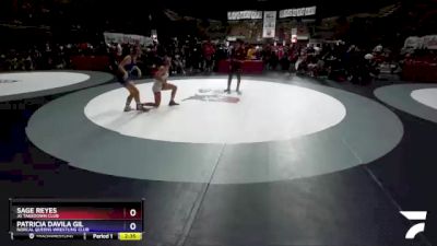 127 lbs Round 1 - Sage Reyes, JG Takedown Club vs Patricia Davila Gil, NorCal Queens Wrestling Club