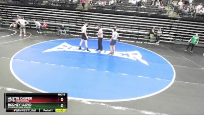 193 lbs Champ. Round 2 - Austin Casper, Layton High School vs Rodney Lloyd, Syracuse High School