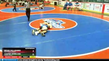 2 lbs Quarterfinal - Cooper Moreland, Fannin County vs Bryan Valladares, Oglethorpe County