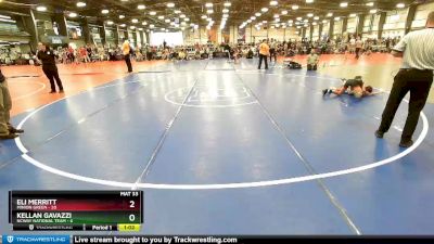 76 lbs Rd# 6- 9:00am Saturday Final Pool - Kellan Gavazzi, NCWAY National Team vs Eli Merritt, Minion Green