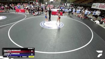 130 lbs Round 2 (16 Team) - Nautica Rodriguez, IEWA-GR vs Chanel Corredor, OCWA-GR