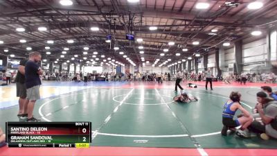 68 lbs Rd# 6- 9:00am Saturday Final Pool - Santino DeLeon, Maryland BLACK vs Graham Sandoval, Oklahoma Outlaws Red