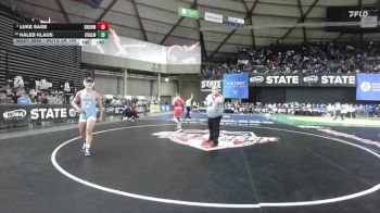 Boys 3A 190 lbs Cons. Round 7 - Kaleb Klaus, Central Valley vs Luke Sage, Snohomish