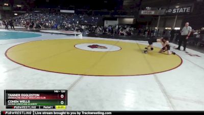 120 lbs Semifinal - Tanner Eggleston, Snoqualmie Valley Wrestling Club vs Cohen Wells, Ascend Wrestling Academy