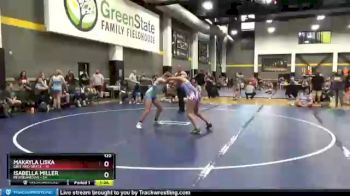 120 lbs Round 1 (12 Team) - Makayla Liska, Grit And Grace vs Isabella Miller, FEWTeamIowa