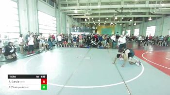 150 lbs Round Of 16 - Andre Garcia, Orange County RTC vs Peter Thompson, LancerWC