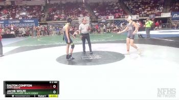 D 2 145 lbs Champ. Round 2 - Dalton Compton, North Desoto vs Jacob Wolfe, Kenner Discovery Health Science