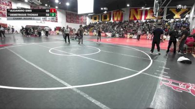 138 lbs Champ. Round 3 - Demetrious Thomas, Paramount vs Alejandro Sims, Heritage